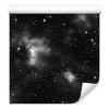 Watercolor Galaxy Wallpaper Black and Graphite for Living Room and Bedroom 50x1000