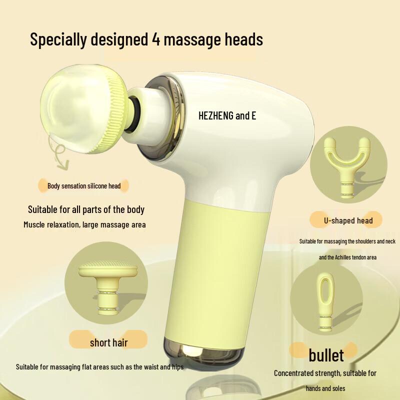 HEZHENG Mini Fascia Massage Gun CN plug (adapter included)