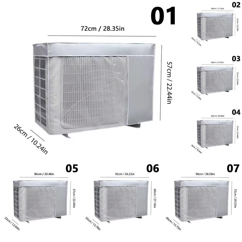 Outdoor Air Conditioning Cover Waterproof Sun Protection Air Conditioning Main Unit Oxford Protective Case Rainproof Dustproof