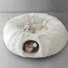 Pet Resting Hideaway Bed House Condo Plush for Small Large Pet Warm Bed Nest for Dogs Cats Cave Plush