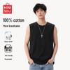 Men's Solid Color Heavyweight Cotton Sleeveless Vest