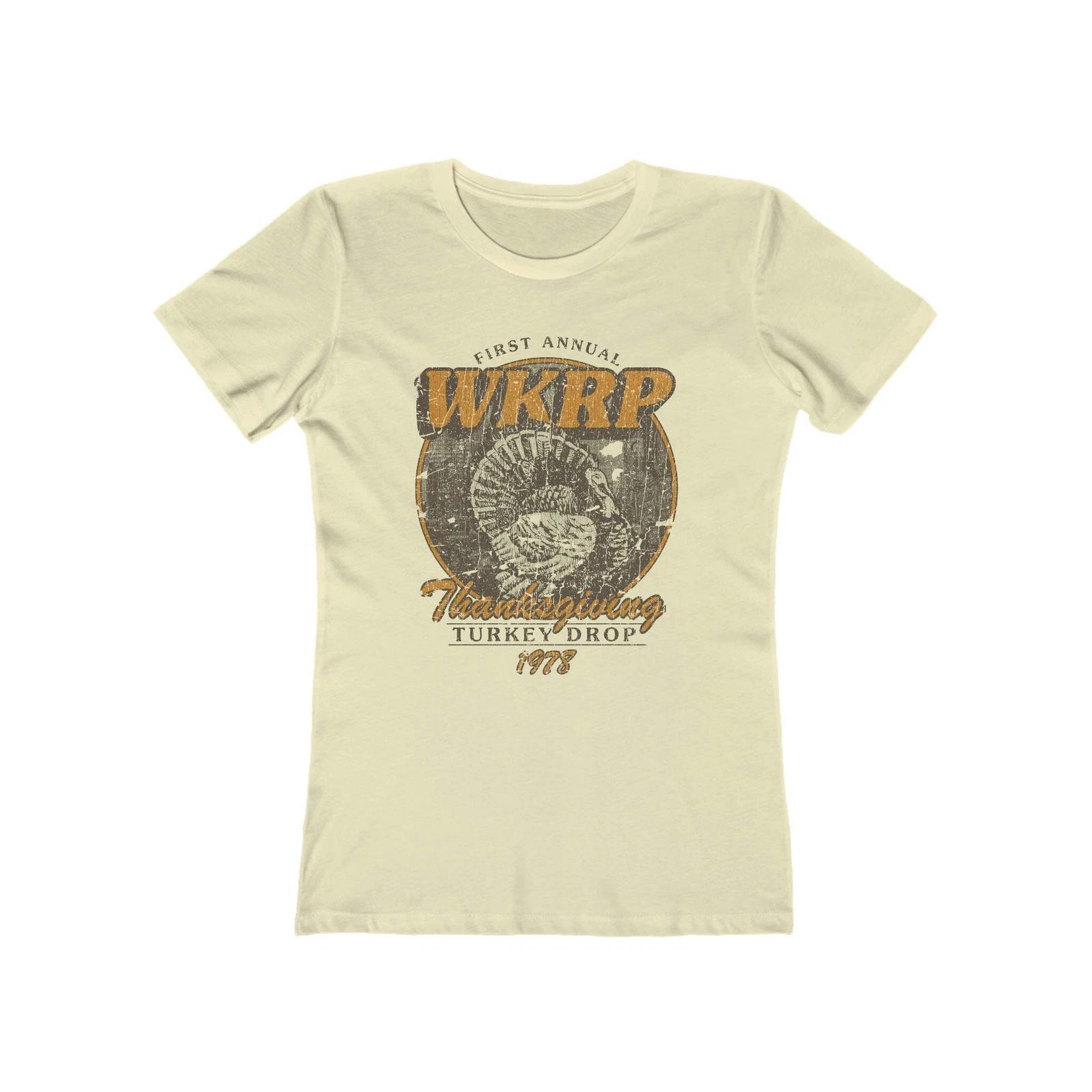 WKRP Turkey Drop 1978 Винтажная женская футболка S