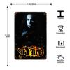 Dio Bands Metal Decor Poster Vintage Tin Sign Metal Sign Decorative Plaque for Pub Bar Man Cave Club Wall Decoration