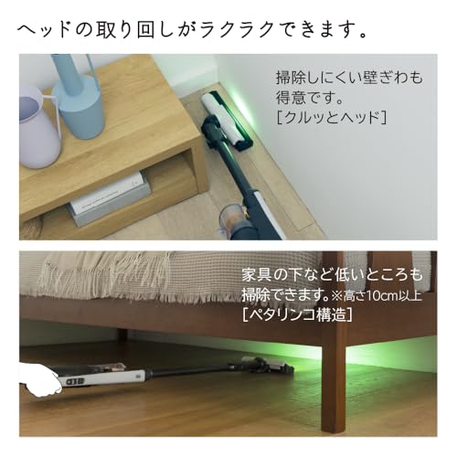 Cyclone Cordless Stick Cleaner Sugokaru Stick Light Gray Hitachi PV-BS1M(H)