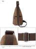 Korean Style Men's Multifunctional Canvas Crossbody Bag