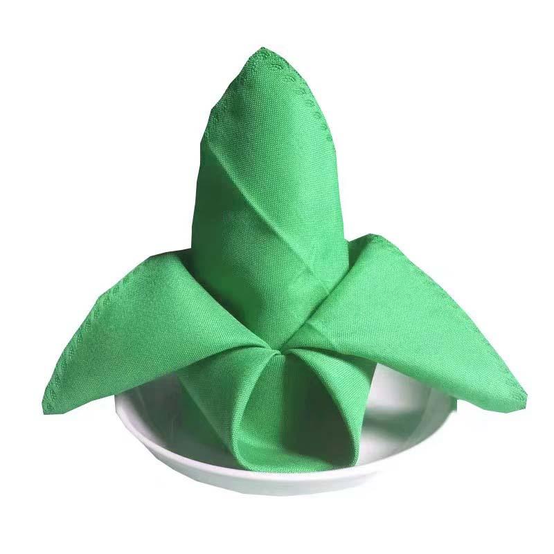 New Style 100% Polyester Visa Hotel Wedding Decorative Table Linen Napkin