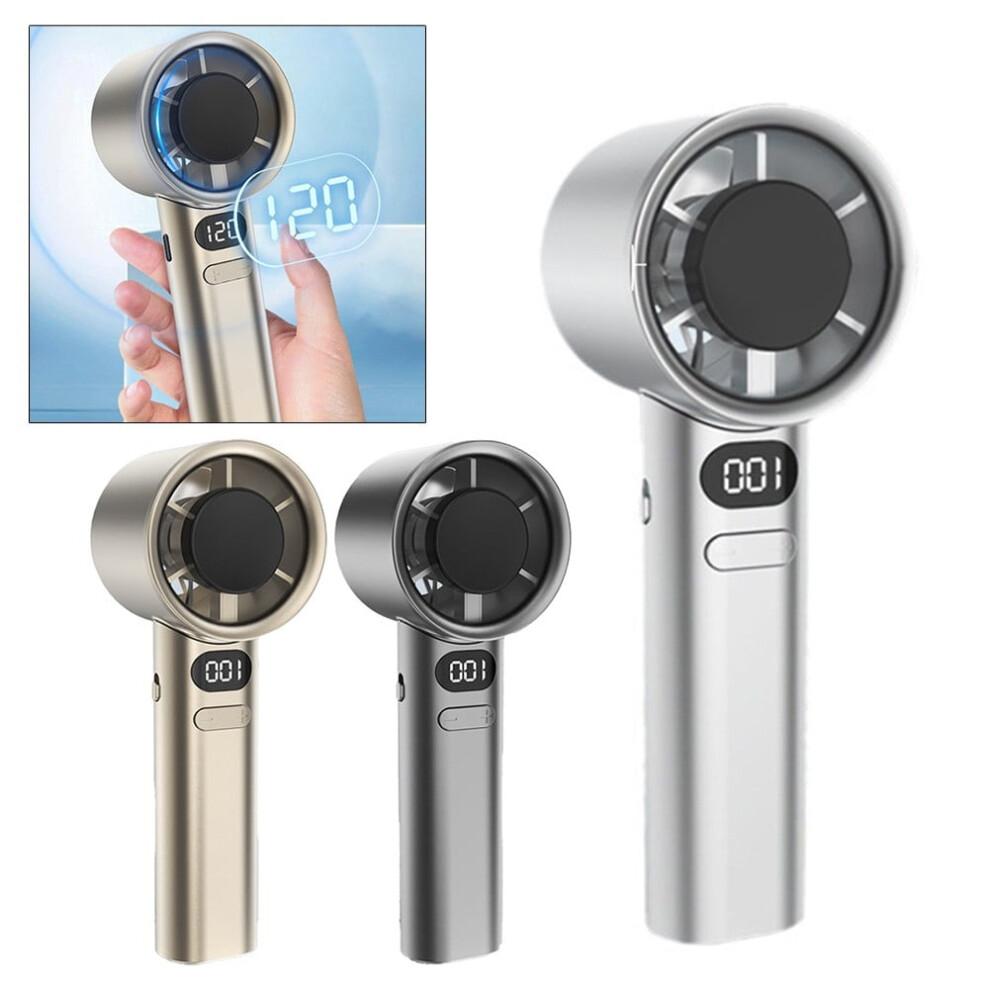 Handheld Fan High- Portable Turbofan Usb Rechargeable Electric Fan