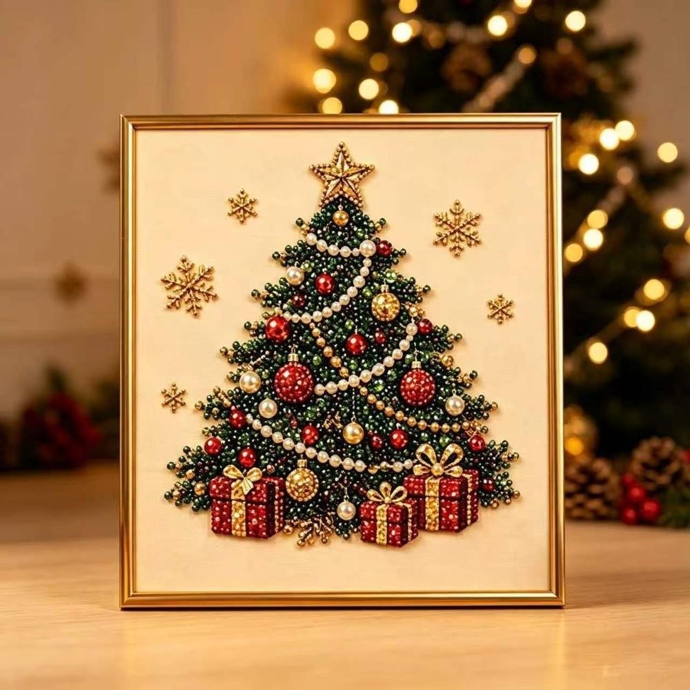 3D Pearl Art DIY Pearl Bead Art Set With Frame Home Christmas Wall Decor Home Wall Decor