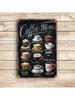 Vintage Metal Wall Art Sign Aluminum Poster for Bar Cafe Decor 8x12 Inch