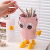 Yousheng Pen Holder Stand for 20 Pens Cartoon Big Eyes Design Large Caliber Round Workmanship Pen Caddy Pen Storage Rack