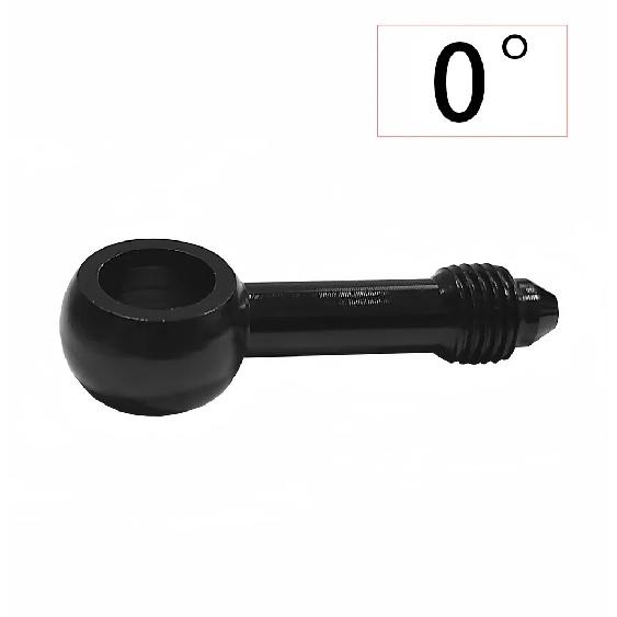 Universal M10/M8 Aluminum Alloy Hydraulic Reinforced Brake and Clutch Oil Pipe Joint SMTJIT-JTBlack-0