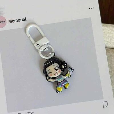 4/8Pcs Cute Kpop Demon Hunters Keychain Cartoon Anime Resin Doll Decorative Pendant Backpack Decoration Jewelry Accessories Gift