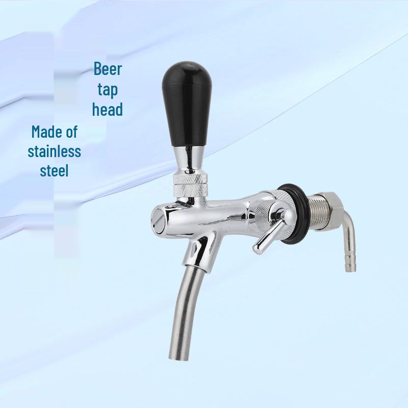 Chrome-Plated Brass Adjustable Beer Faucet for Craft Beer