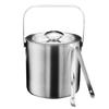 Outdoor Ice Bucket with Lid and Handle Large Capacity Ice Storage Container