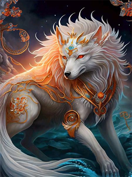 5D Diamond Painting New Arrivals Fox Mosaic Embroidery Animal Fantasy Full Square Round Home Decor