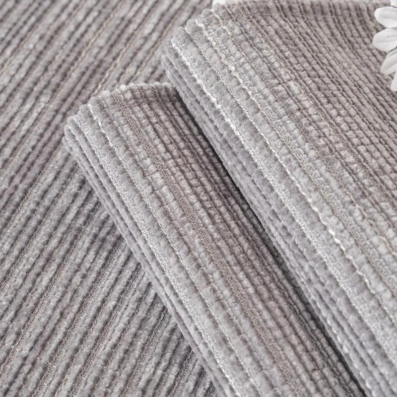 1PC Striped Chenille Sofa Cover for Living Room Pets kids Anti-dirty Sofa Towel Mat Solid Color Non-slip Couch Cushion Slipcover