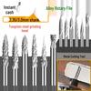 Tungsten Carbide Rotary File: Metal Reamer & Woodworking Engraving Cutter, 2.35/3.0 Shank