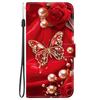 Handmade PU Leather Flip Case for Honor X6a Anti-Slip Shockproof Cover with Wrist Strap & Heart/Rose Cat Designs