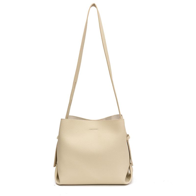 

Fashi Solid Color PU Hasp Sweet Women s Shoulder Bags 2026 High Quality Simple Classic Large Capacity Versatile Crossbody Bags білий