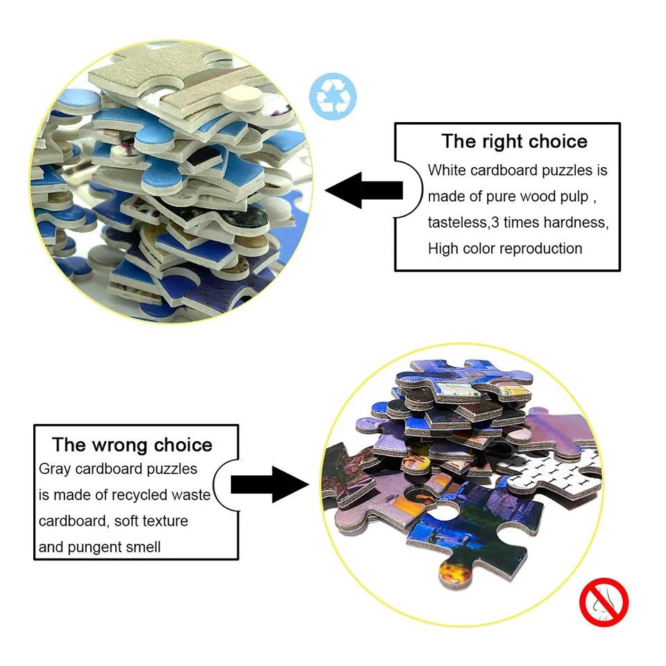 1000 Pieces Snow Night Aurora Jigsaw Puzzle for Adults Family Game Floor Puzzle Educational Toy Perfect for Home Decor