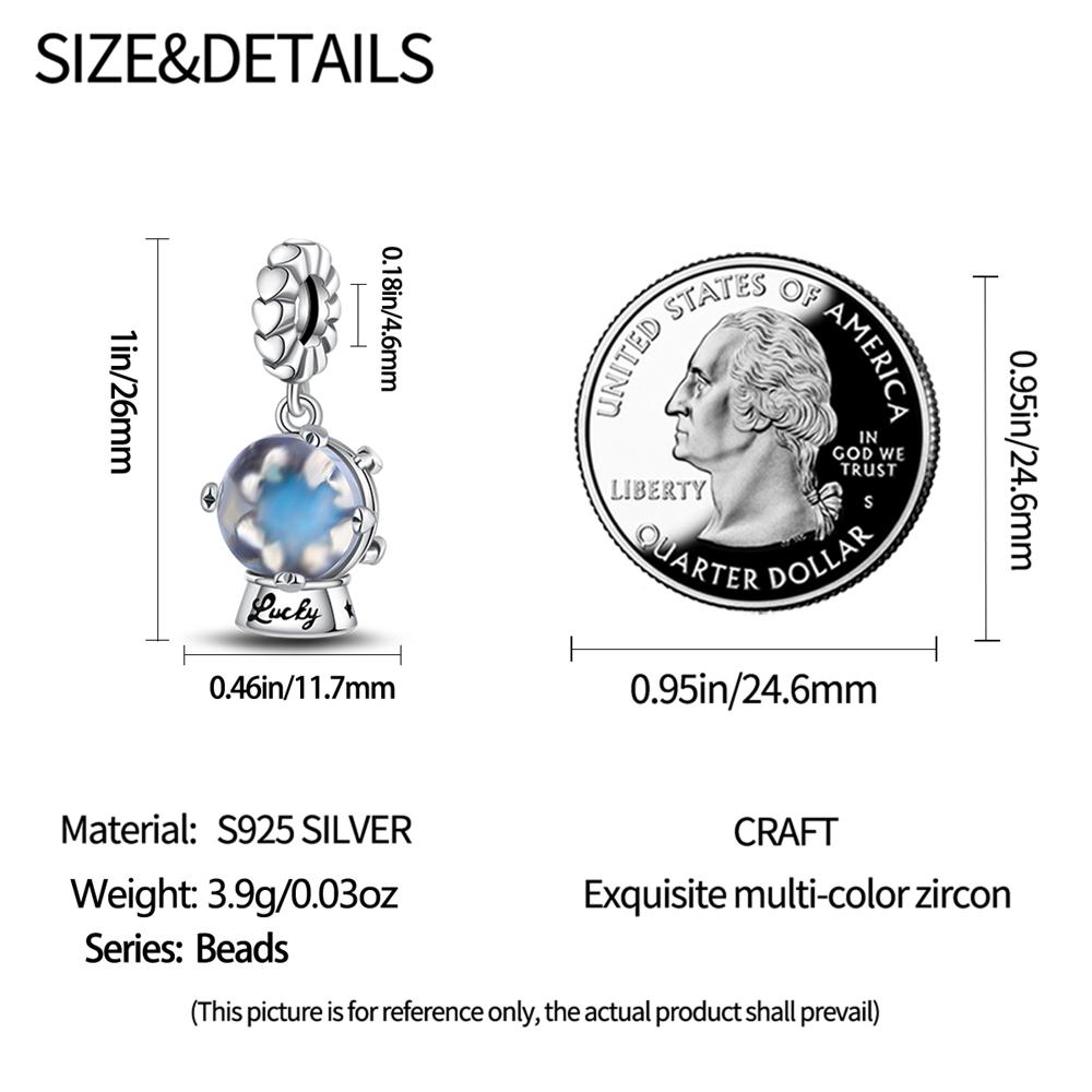 Color Lovely Fine Elegant Ston Charm Copper Genuine Bead Fits Genuine Charm Bracelets Bead Jewellery Gift For Women