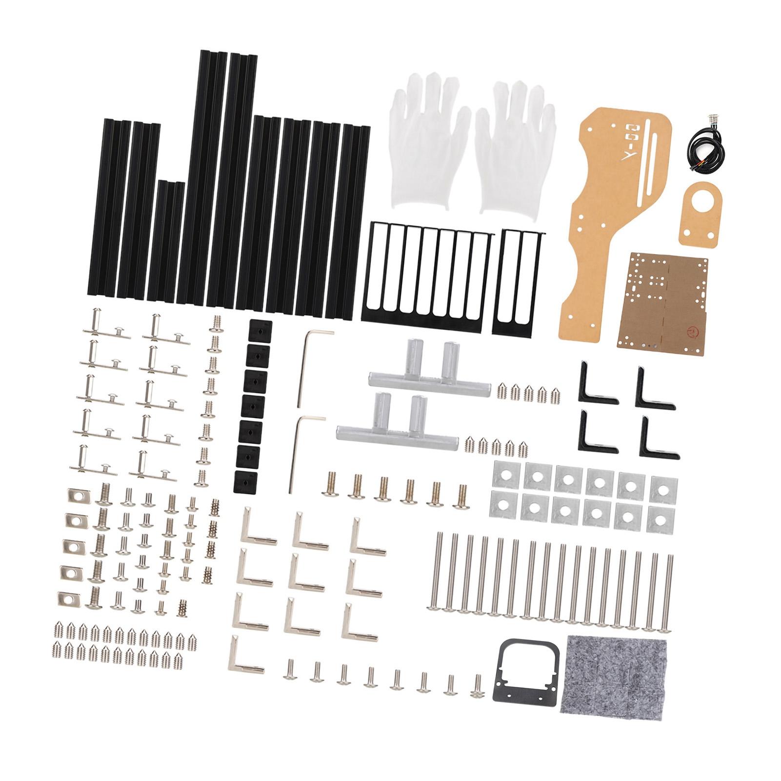 

ATx M-ATX ITX Відкритий корпус Вертикальний розгінний корпус Відкритий алюмінієвий каркас Стійка для корпусу Червоного кольору чорний