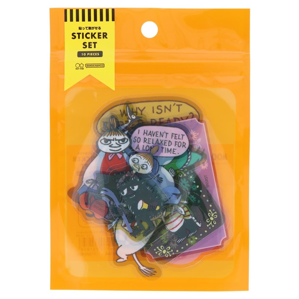 

Stationery Moomin Friends B S8589194 Sun-Star Stickers, Pattern,
