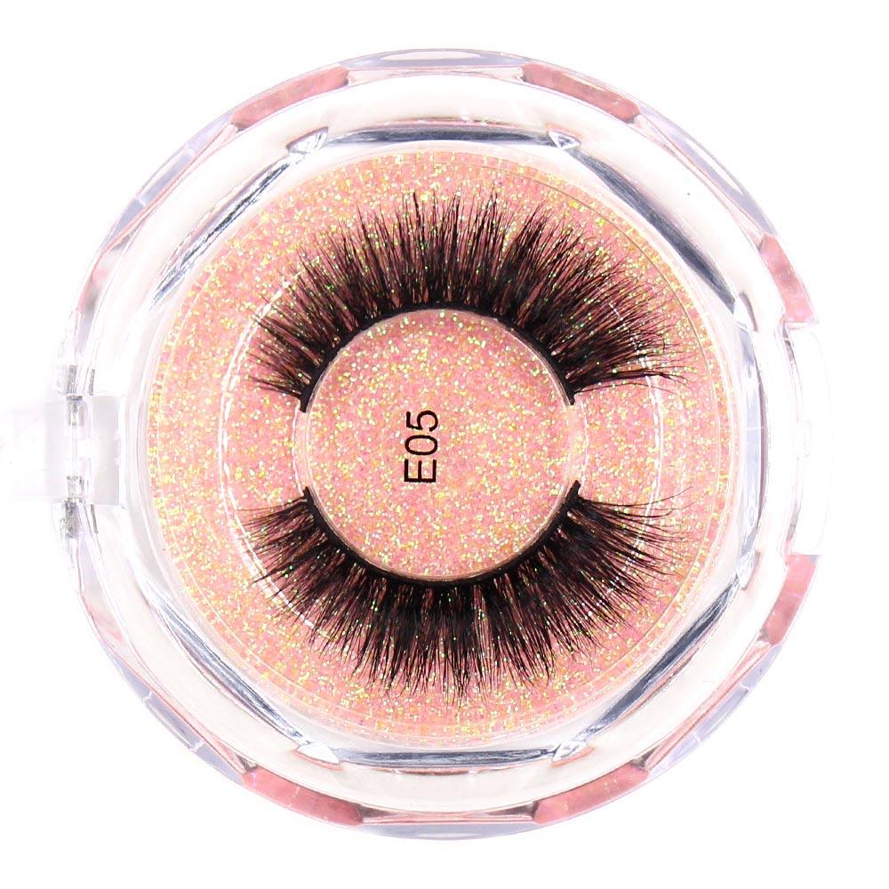 AMAOLASH Eyelashes Mink Lashes High Volume Thick False Eyelashes 3D Eyelash Extension Dramatic Soft Long Lasting Eye Lashes E01