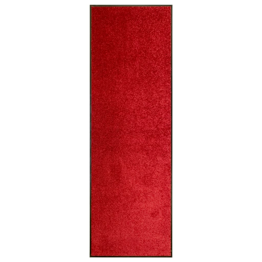 Washable Doormat Red 60 X 180 Cm