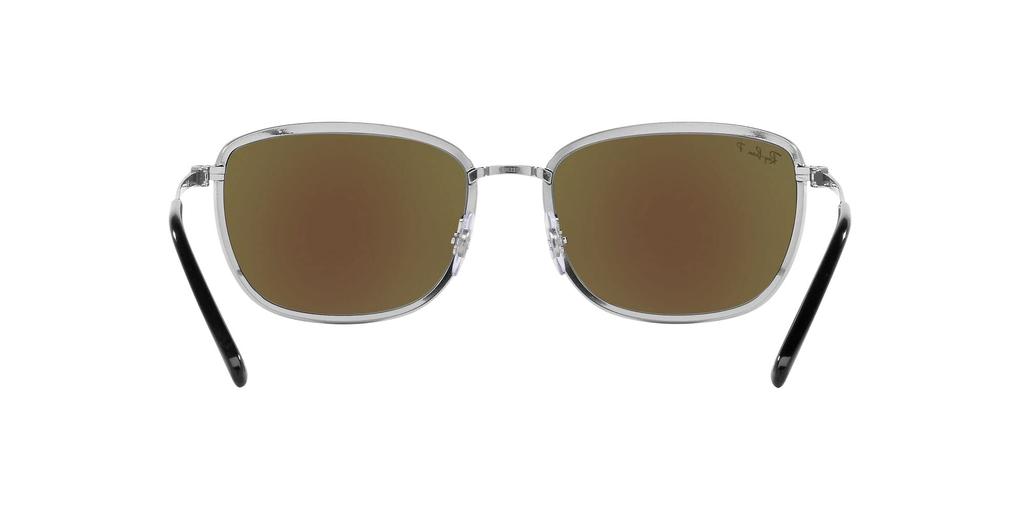 Sunglasses RB3705 BLACK ON SILVER GREY MIRROR BLUE Lens 60 [Ray-Ban] Frame/POLAR