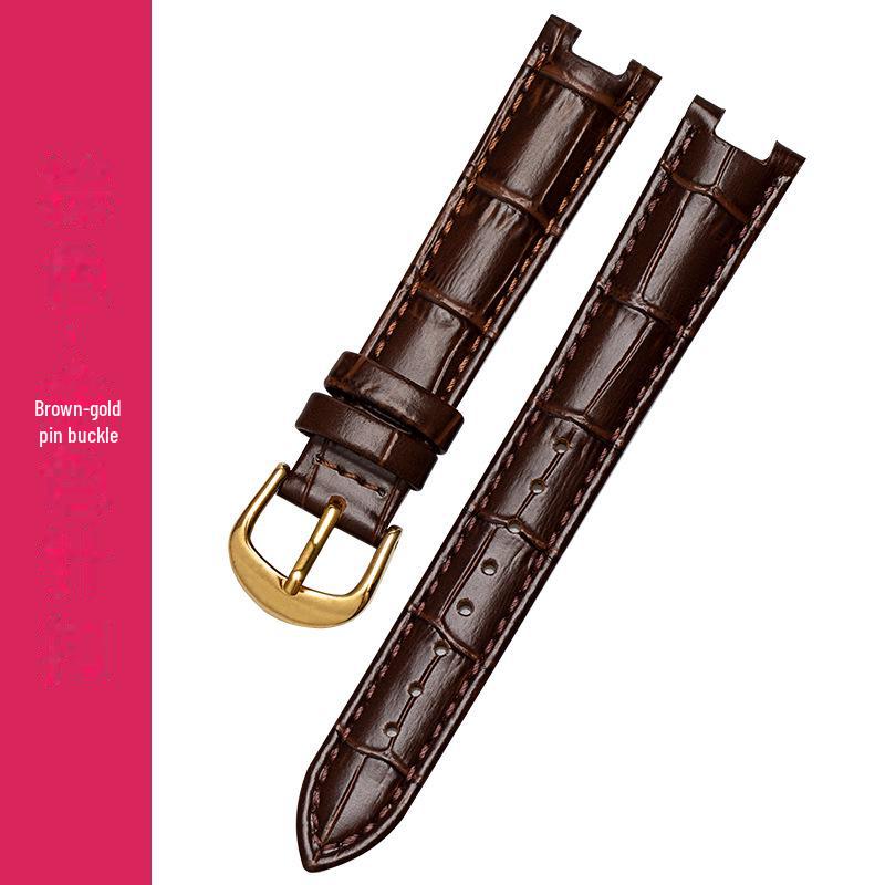 

Красный и черный женский ремешок из натуральной кожи Ronnie Notch для серии 616368/616764 Width 16mm, Notch 8mm, Buckle 14mm, Depth 3mm