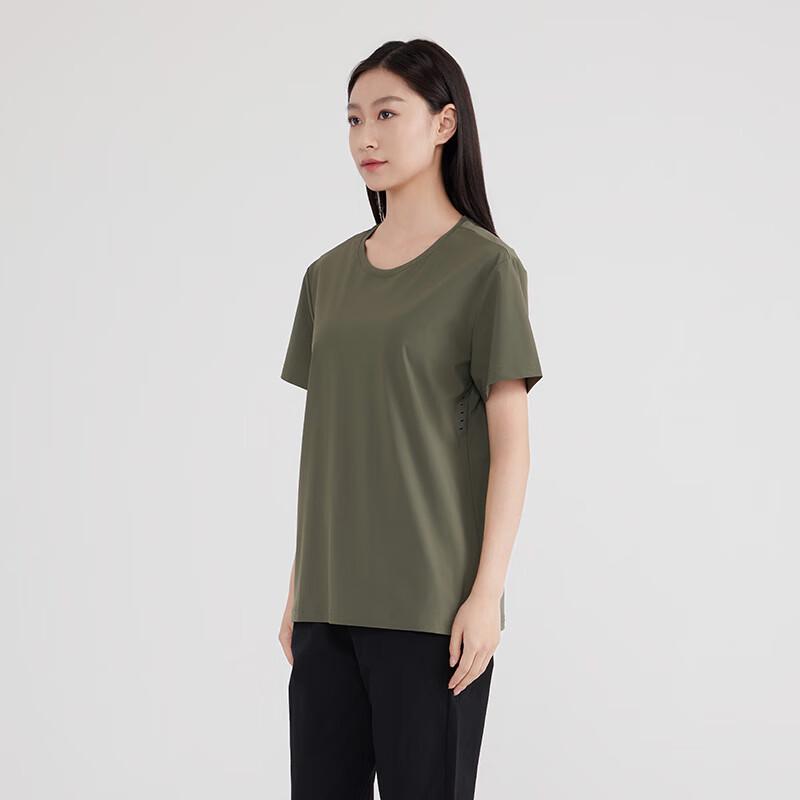 Unisex Ice Silk Round Neck Short Sleeve T-shirt