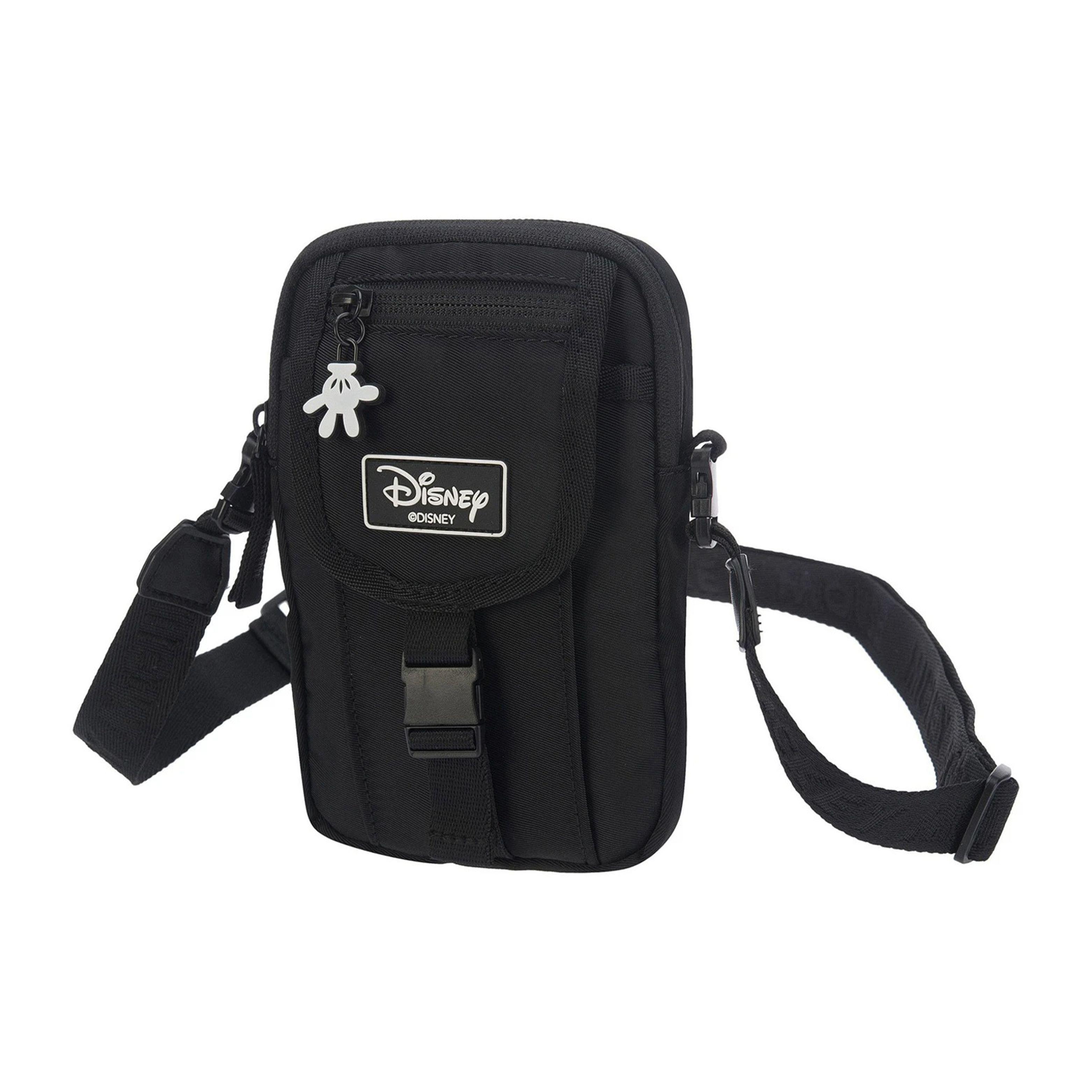 Li Ning X Disney Collaboration Sports Casual Zipper Shoulder Crossbody Bag Women bags Black ABDR268-1 Black