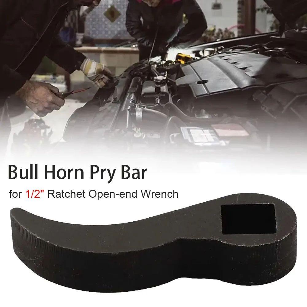 1 Stück Vierkant Kuhhorn Brechstange Antriebswelle Demontagewerkzeug für 1/2" Ratsche Maulschlüssel
