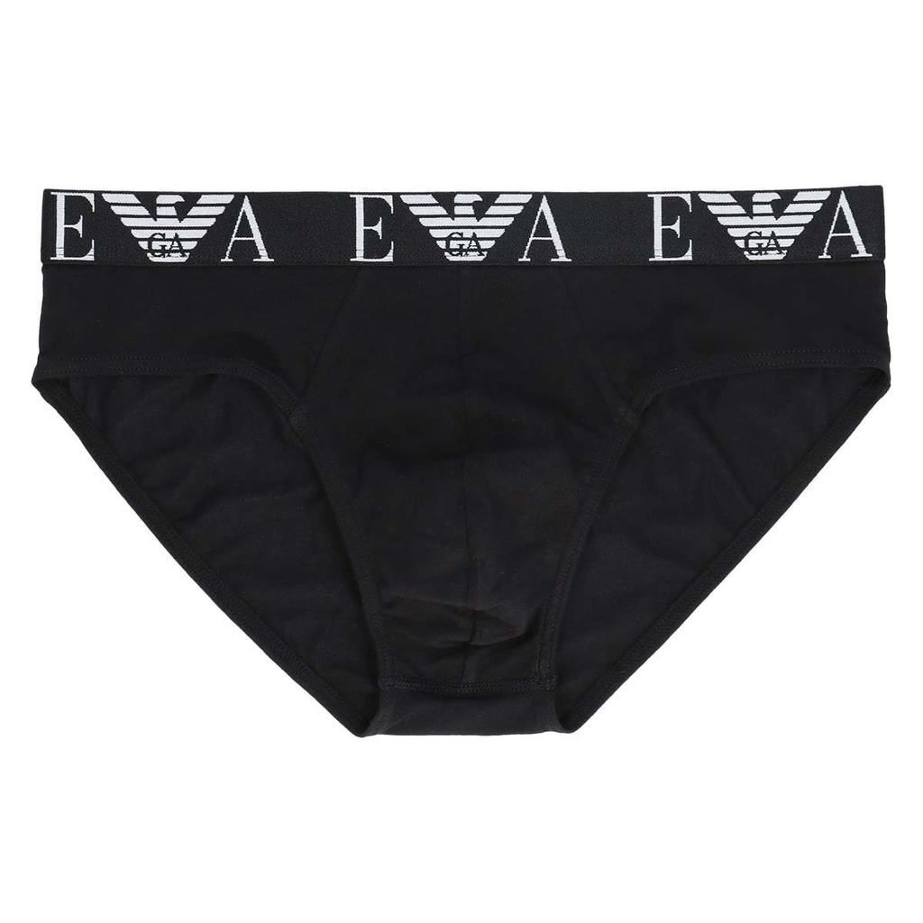 Emporio Armani BOLD MONOGRAM 3-PACK BRIEF Underwear (Set of 3) - Men's Cotton Briefs, EU Size 54087154, Assorted Sizes (Parallel Import)