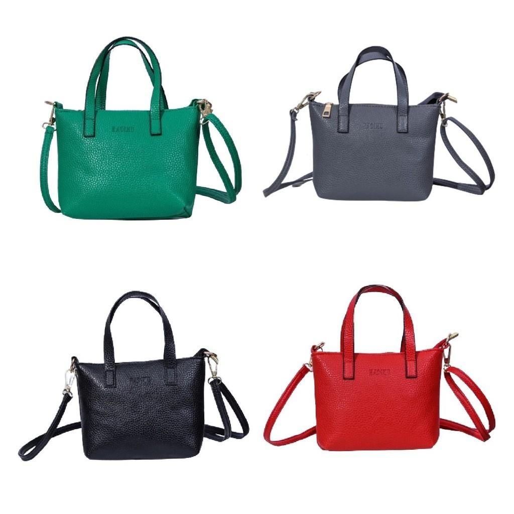 Fashionable Pu Leather Crossbody Bag For Women With Hidden Zipper Pocket