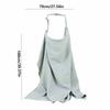 Breathable Cotton Breastfeeding Towel Adjustable Strap Nursing Cloak Breastfeeding Shawl With Pockets Solid Color