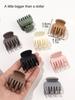 8Pcs Double Row Teeth Hair Clips Small Claw Clips for Thin Hair,1.7" Medium Matte Non-slip Short Hair Accessories for Women Girl