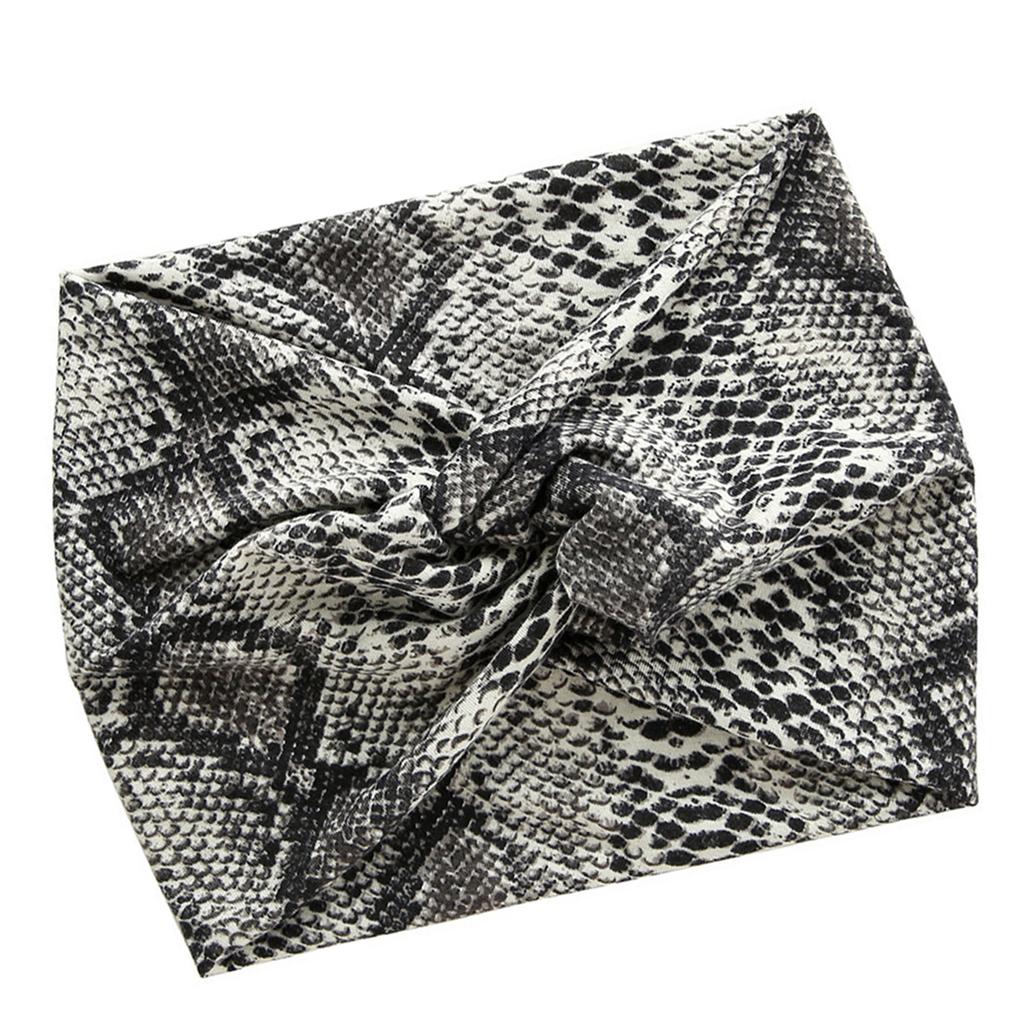 Elastic Leopard Print Scarf Everyday Fashion Headscarf Elegant Headbands Fashion Hair Accessories