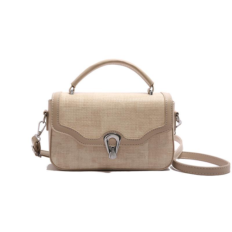 New fashion portable small square bag women's 2025 trendy versatile shoulder bag casual simple messenger women's bag