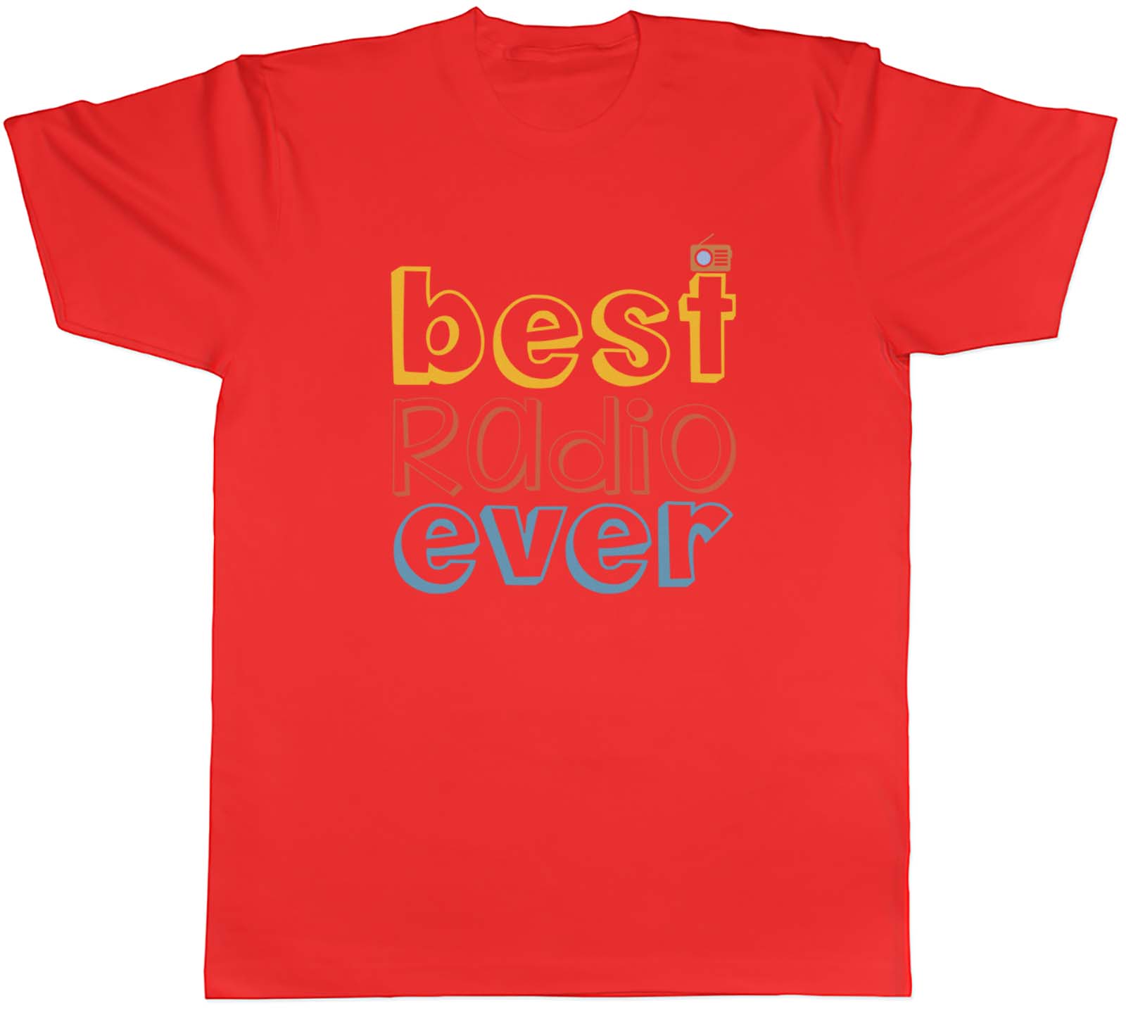Best Radio Ever Unisexs TShirt Broadcasting Broadcast Station Tee Gift S