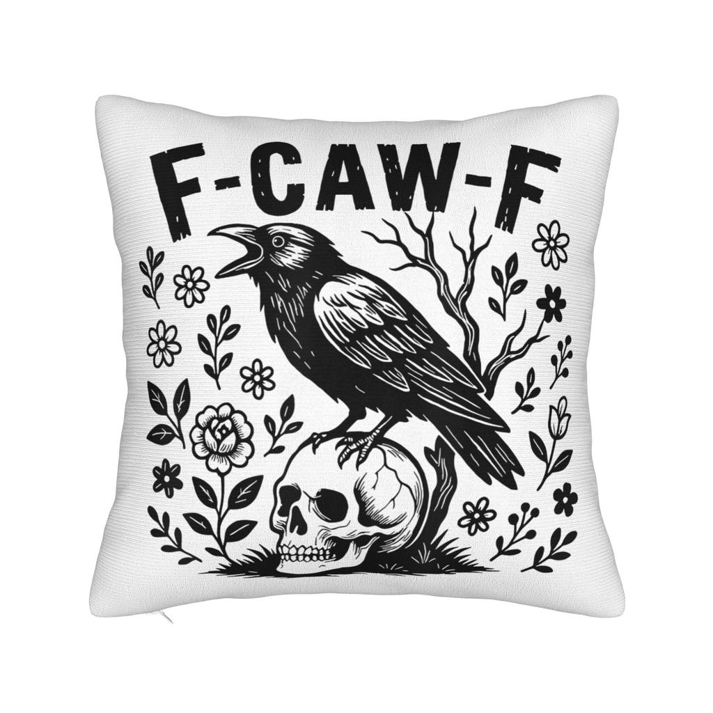 Merry FCawF Chicken Square Pillow Case Xmas Lights Rooster Cushion Cover Zippered Decorative Throw Pillow Case Cover for Bed