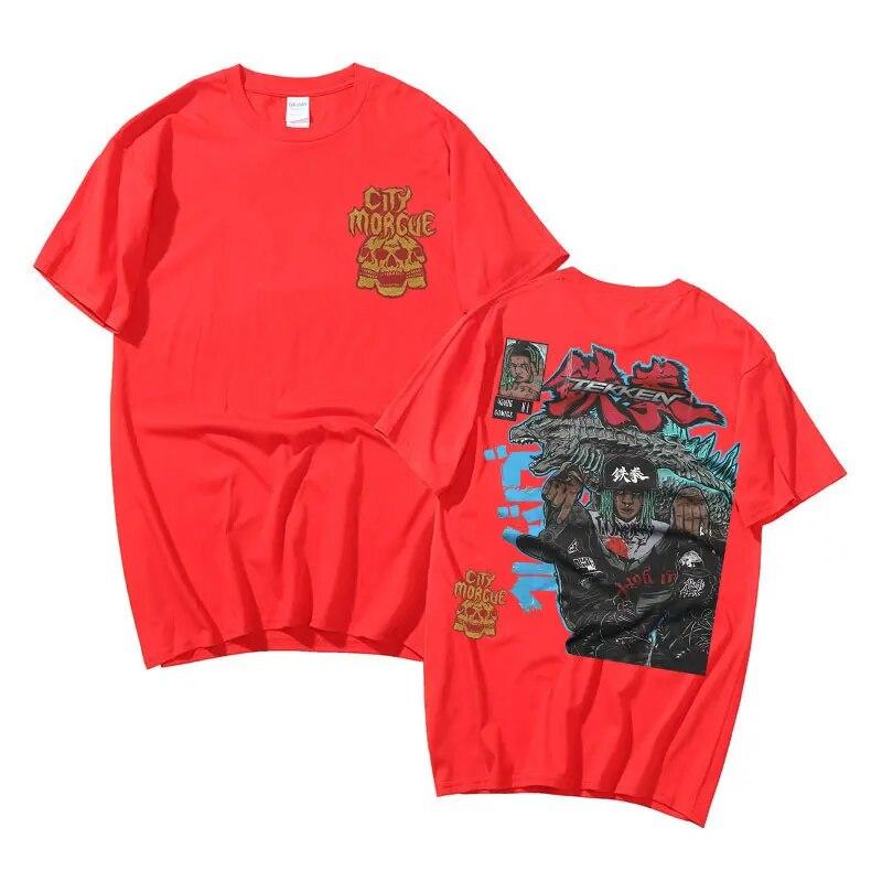 Premium Rapper City Morgue Zillakami Graphic Print Tshirt Male Vintage T-shirts High Quality Unisex Women Oversized Hip Hop T Shirt