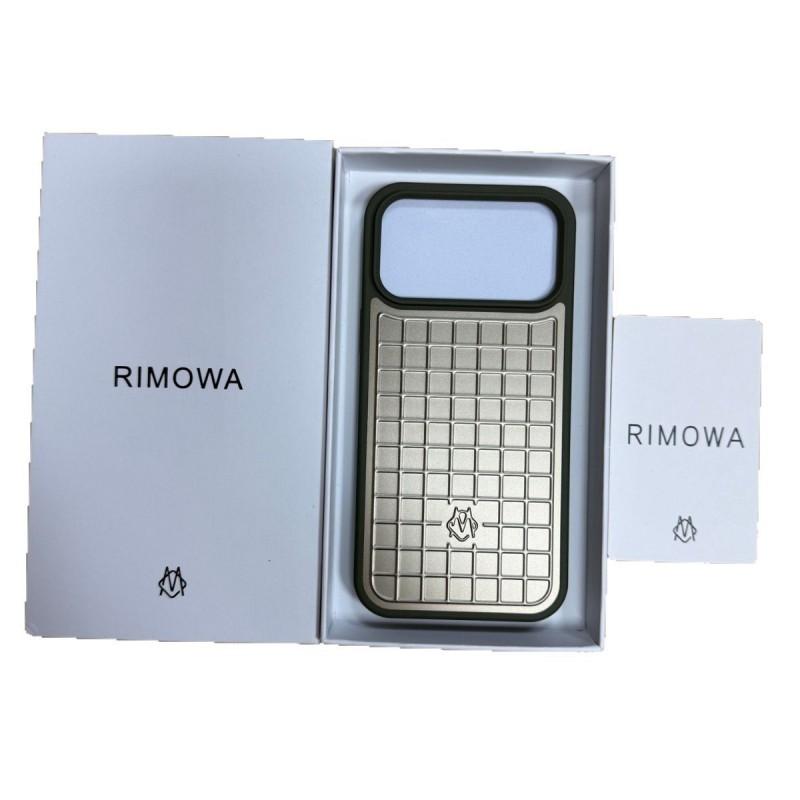 RIMOWA Kovové ochranné pouzdro IPhone 17 Pro Max 18 Nárazuvzdorný hliníkový kryt na telefon