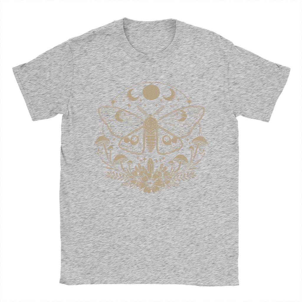 Unisex TShirt Butterfly Grunge Fairycore Therian Cute Moth Aesthetic Vintage Pure Cotton Tees Short Sleeve  T Shirt O Neck Clothes