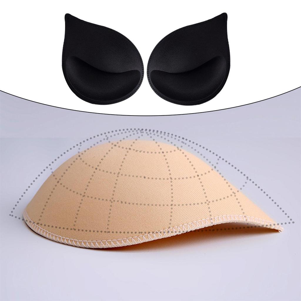 1 Pair Bra Insert Pads Enhancer Removable Breathable Sports