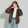 Women's American Retro Faux Leather Jacket