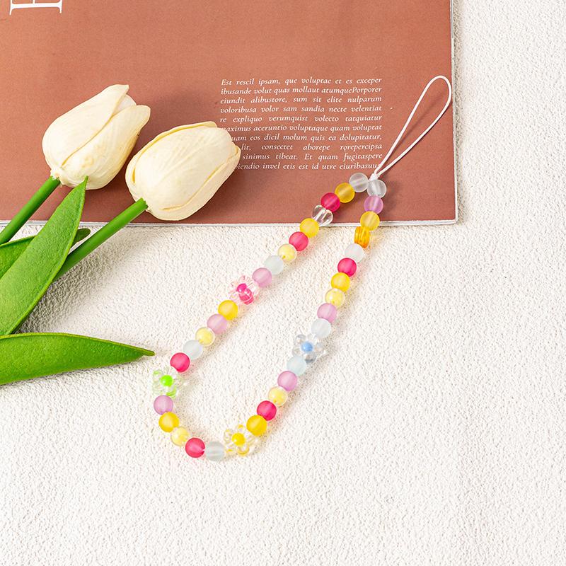 Bunte Sternperlen Handykettenhalter Für iPhone Für Samsung Huawei Xiaomi Handy Umhängeband Seil Taschen Dekoration Schlüsselanhänger