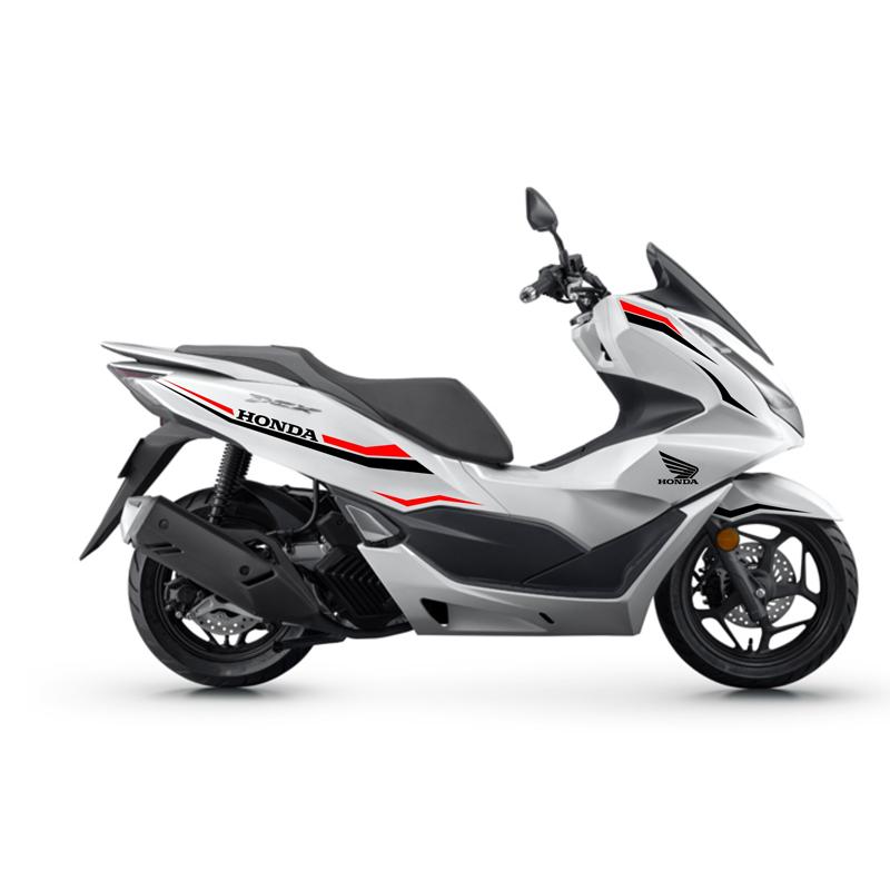 Applicable to Honda's new PCX160 modified whole car decorative version flower latte waterproof sticker to protect personalized decal