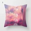 Pink Psychedelic Planet Cloud Decorative Pillowcase Car Ornaments Office Living Room Sofa Home Pillowcase